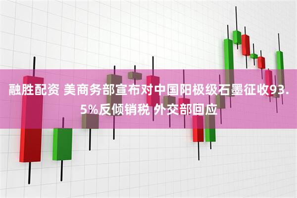 融胜配资 美商务部宣布对中国阳极级石墨征收93.5%反倾销税 外交部回应